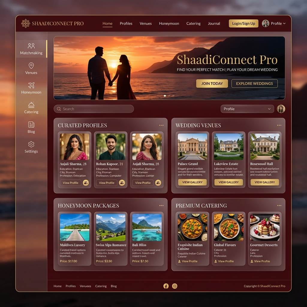 ShaadiConnect Pro
