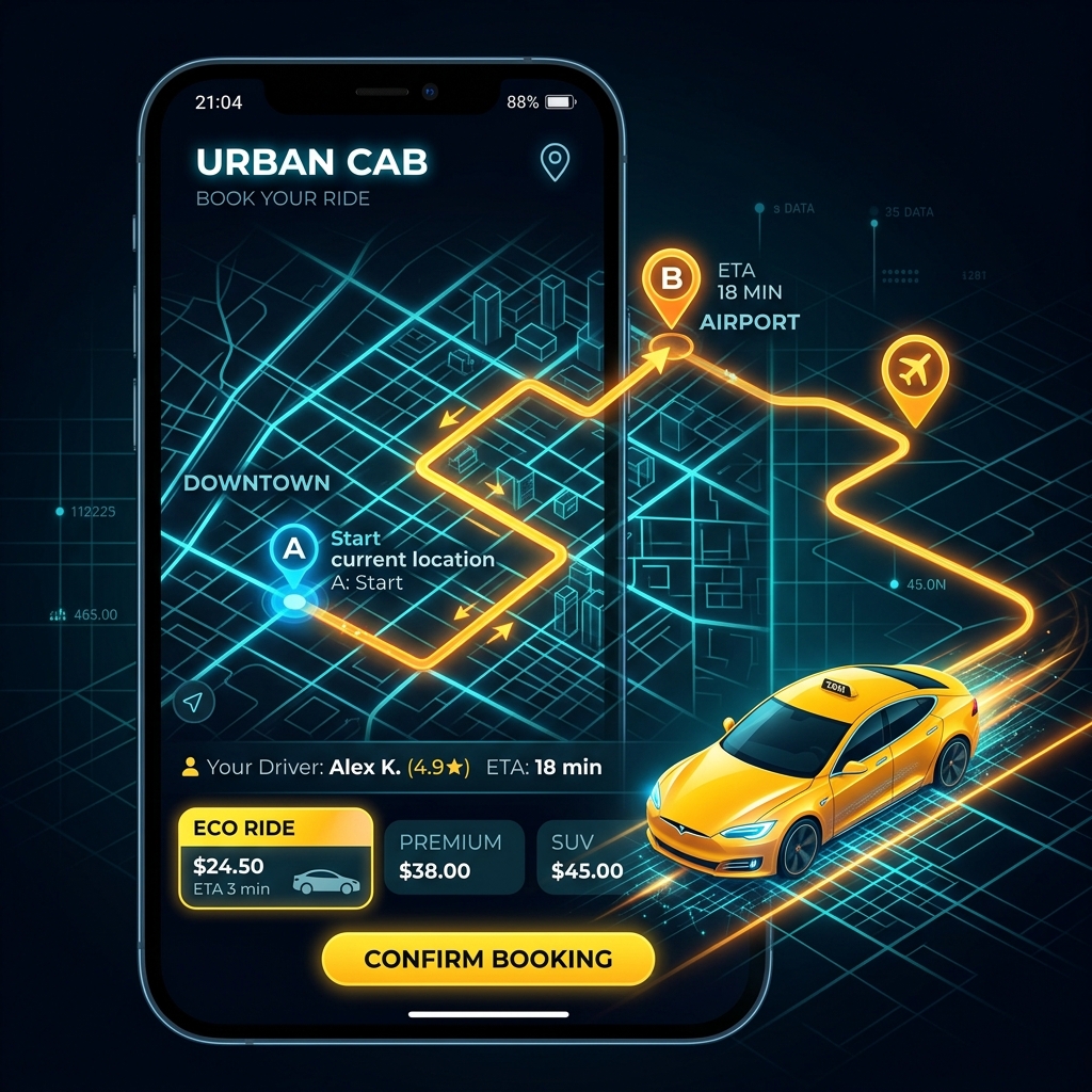 Taxi Booking Demo